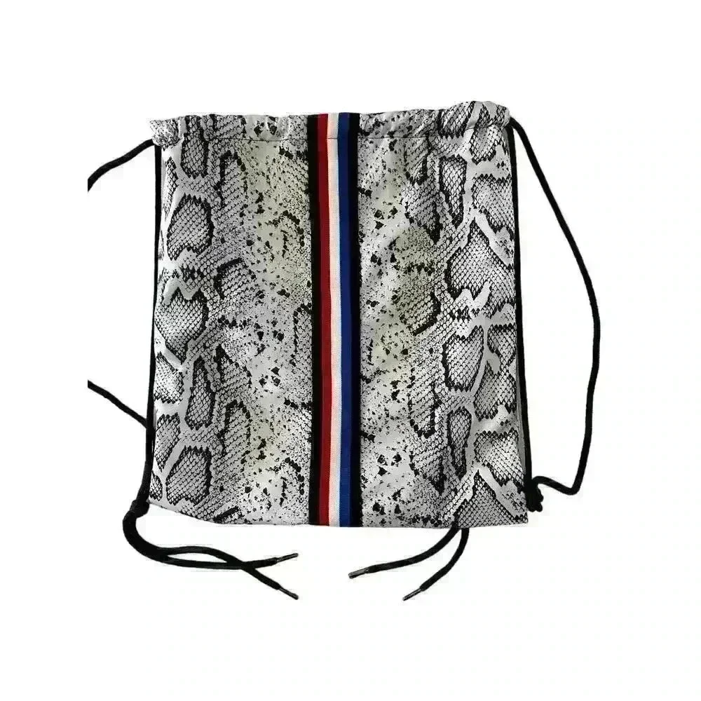 Pam & Gela - Snake Print Drawstring Bag